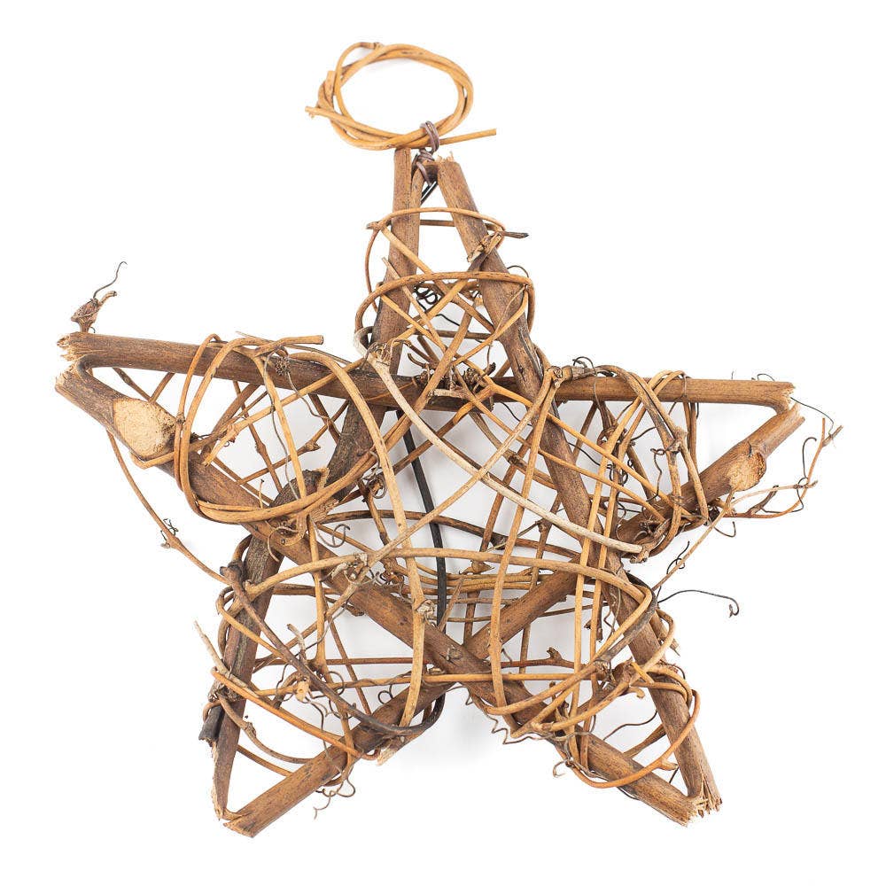 Grapevine Twig Star Ornament