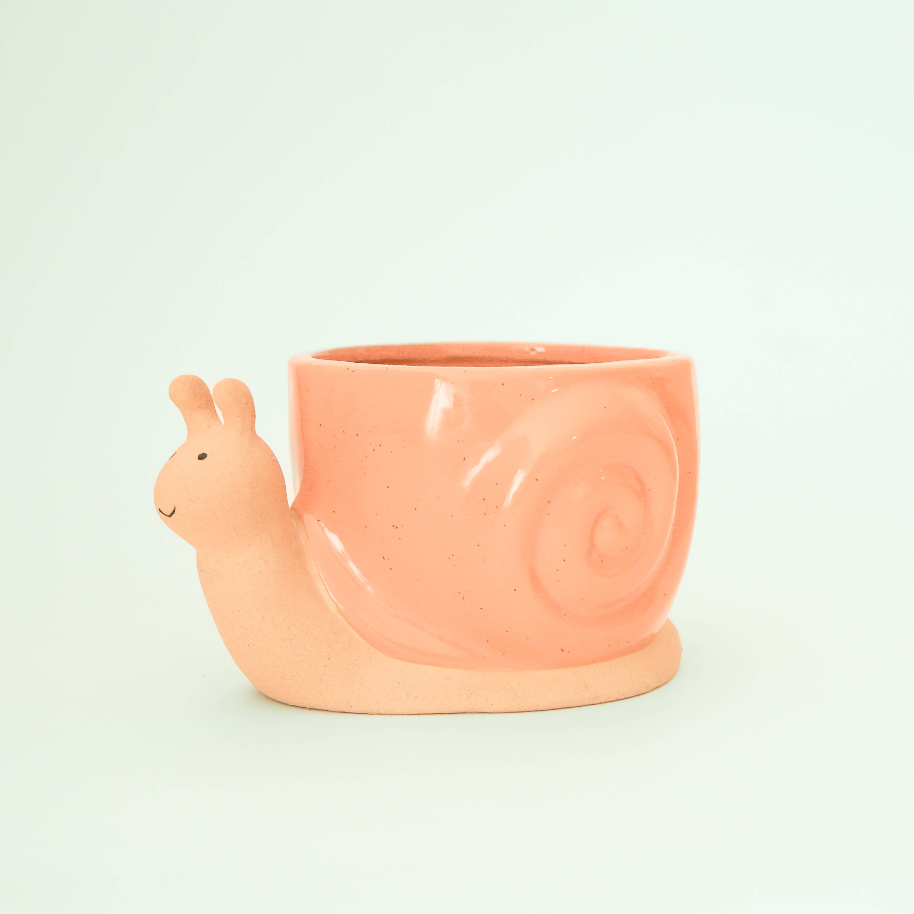 snail planter pot Snail Planter