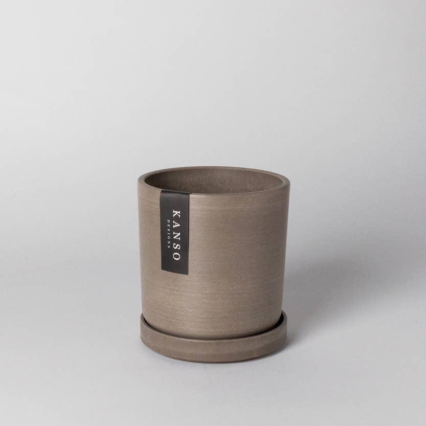 4" Signature Planter & Saucer | Beachwood