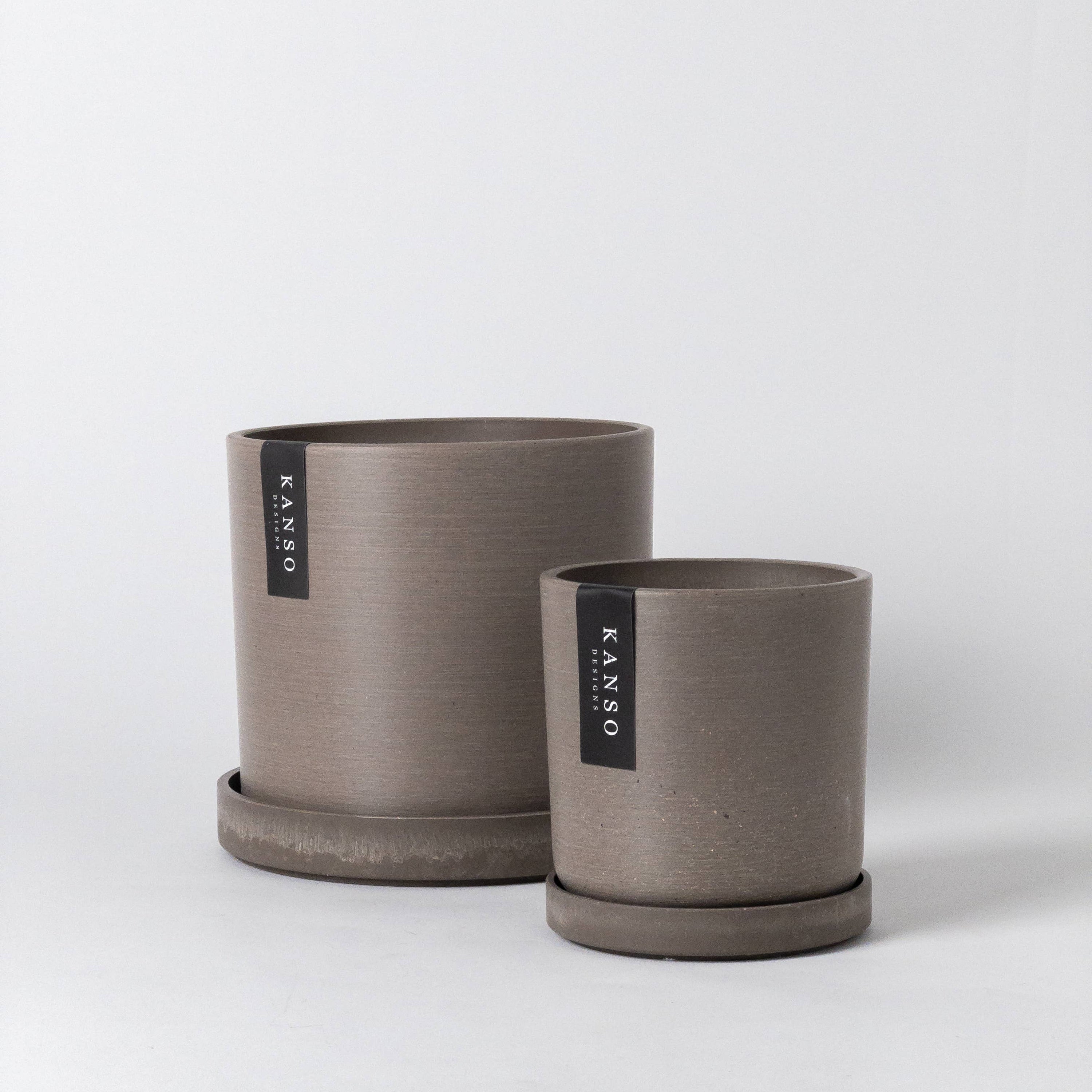 4" Signature Planter & Saucer | Beachwood