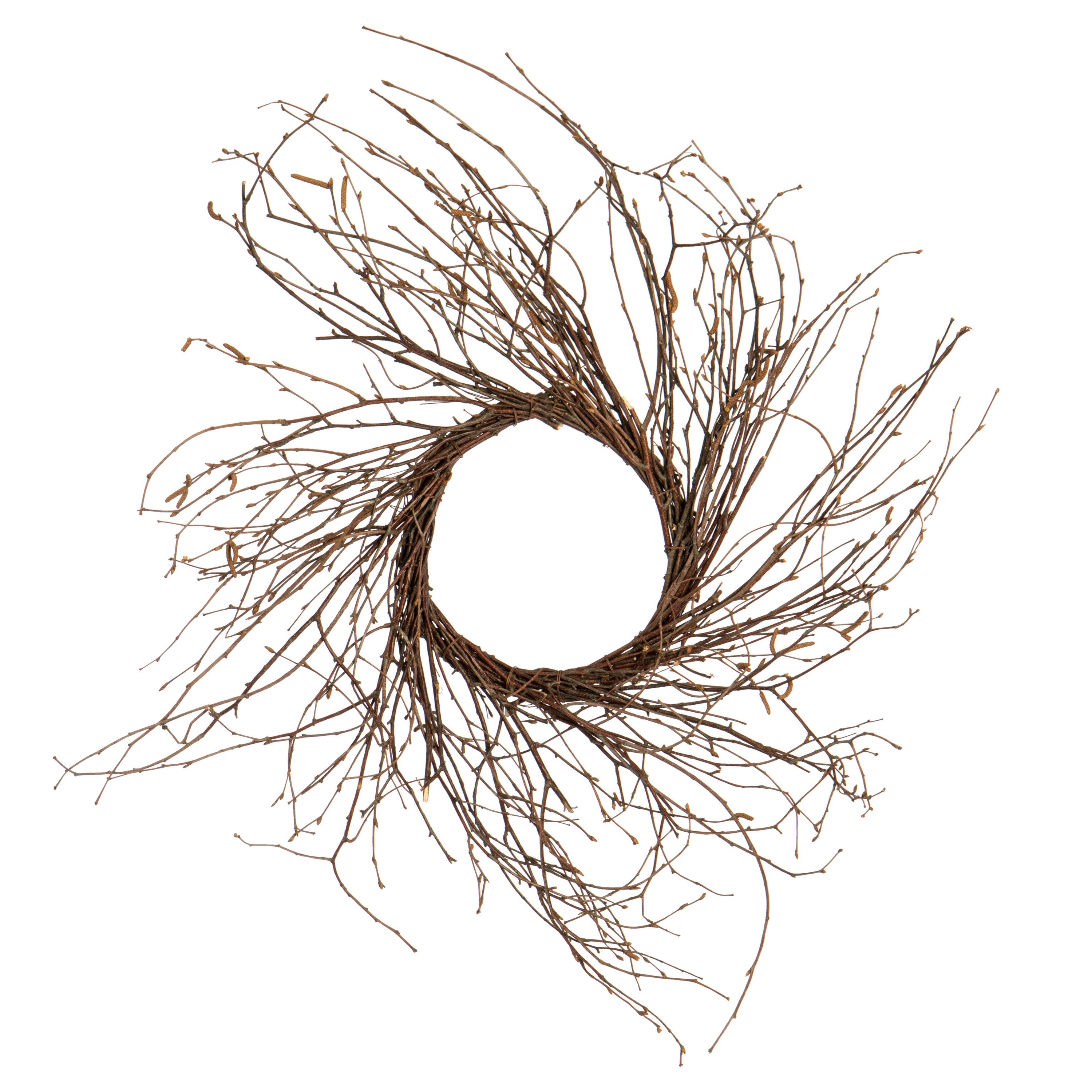 24" Twig Natural Wreath