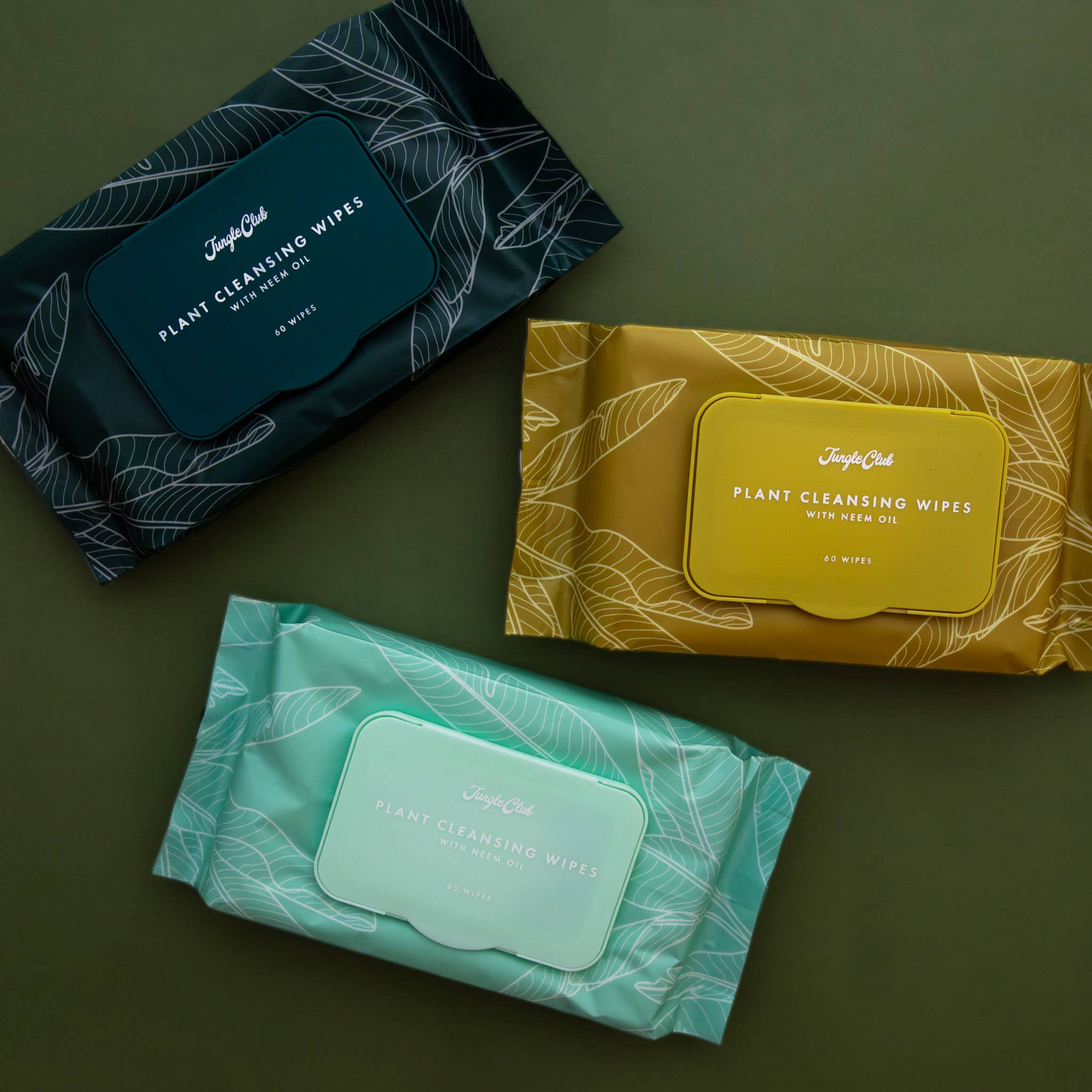 NEW- Plant Cleansing Wipes | Palm | Neem Oil Infused