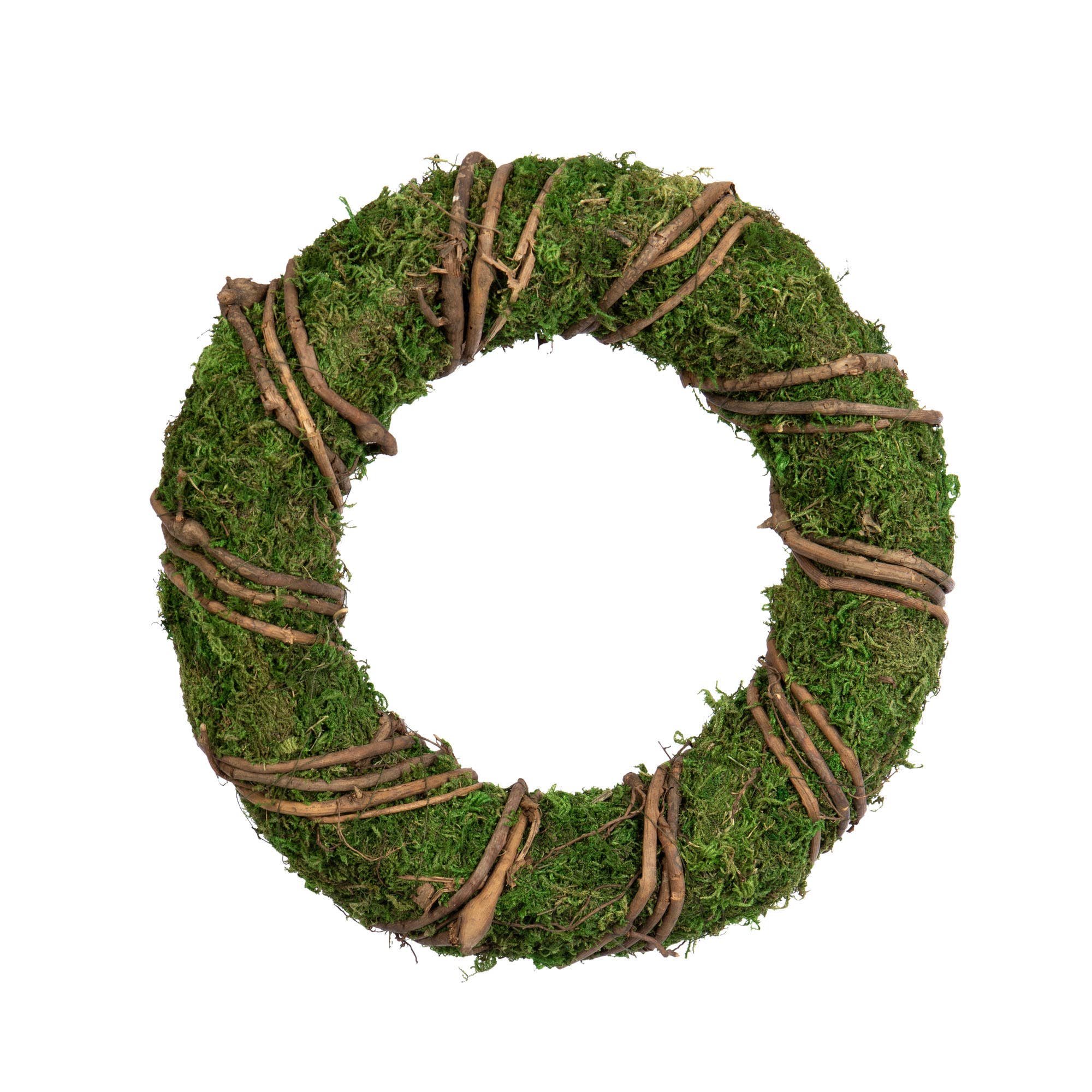 Round Moss Wreath 11.5"