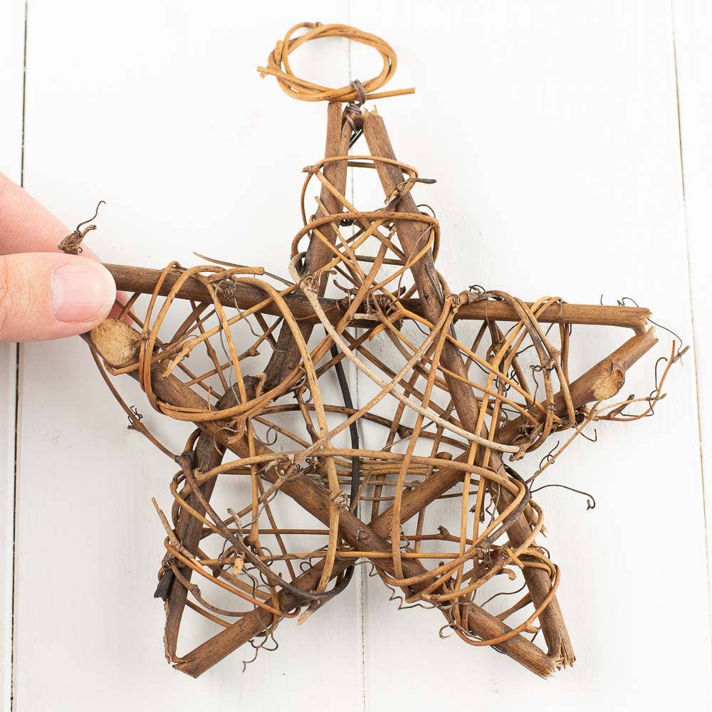 Grapevine Twig Star Ornament