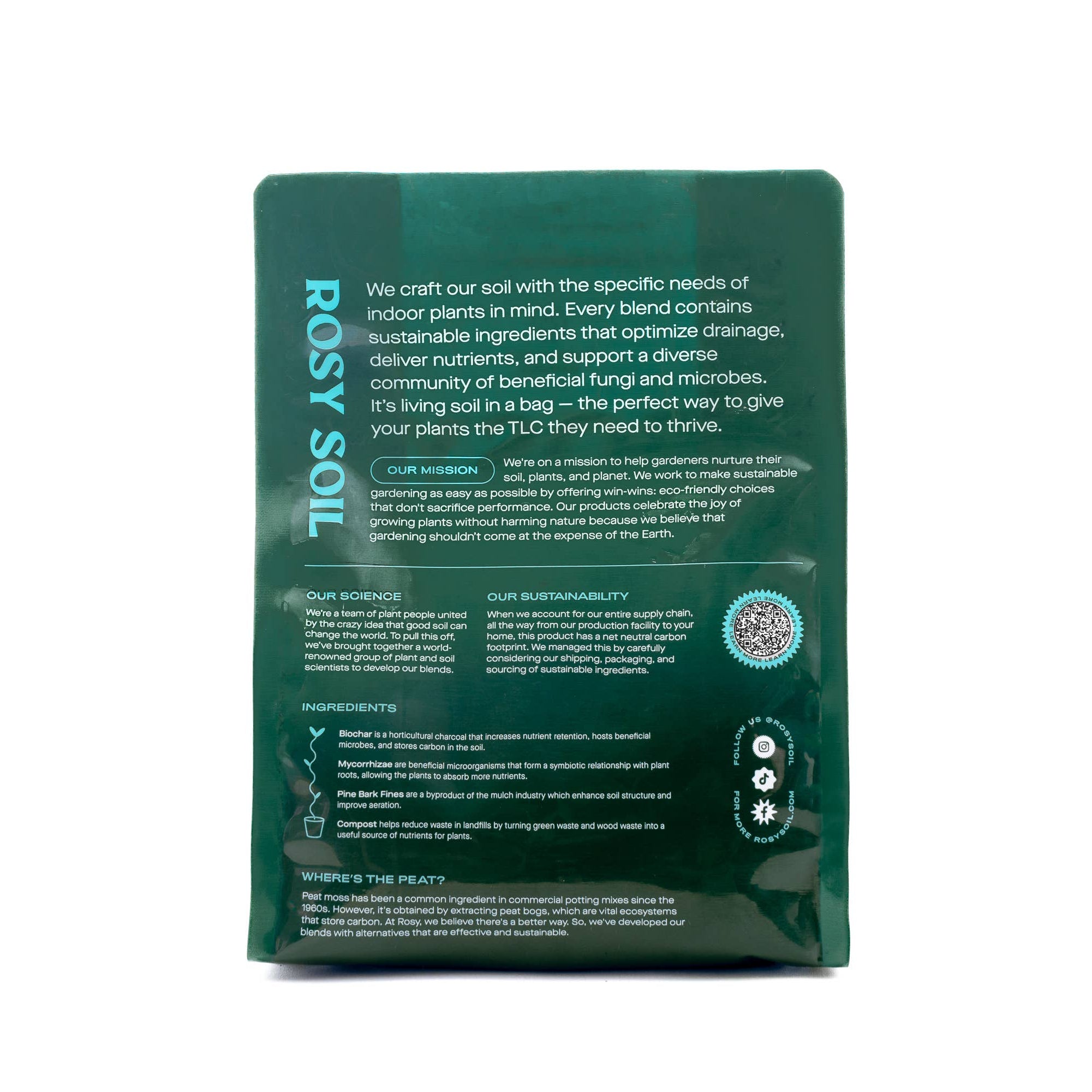 4qt Organic potting soil mix, indoor, houseplant & herbs