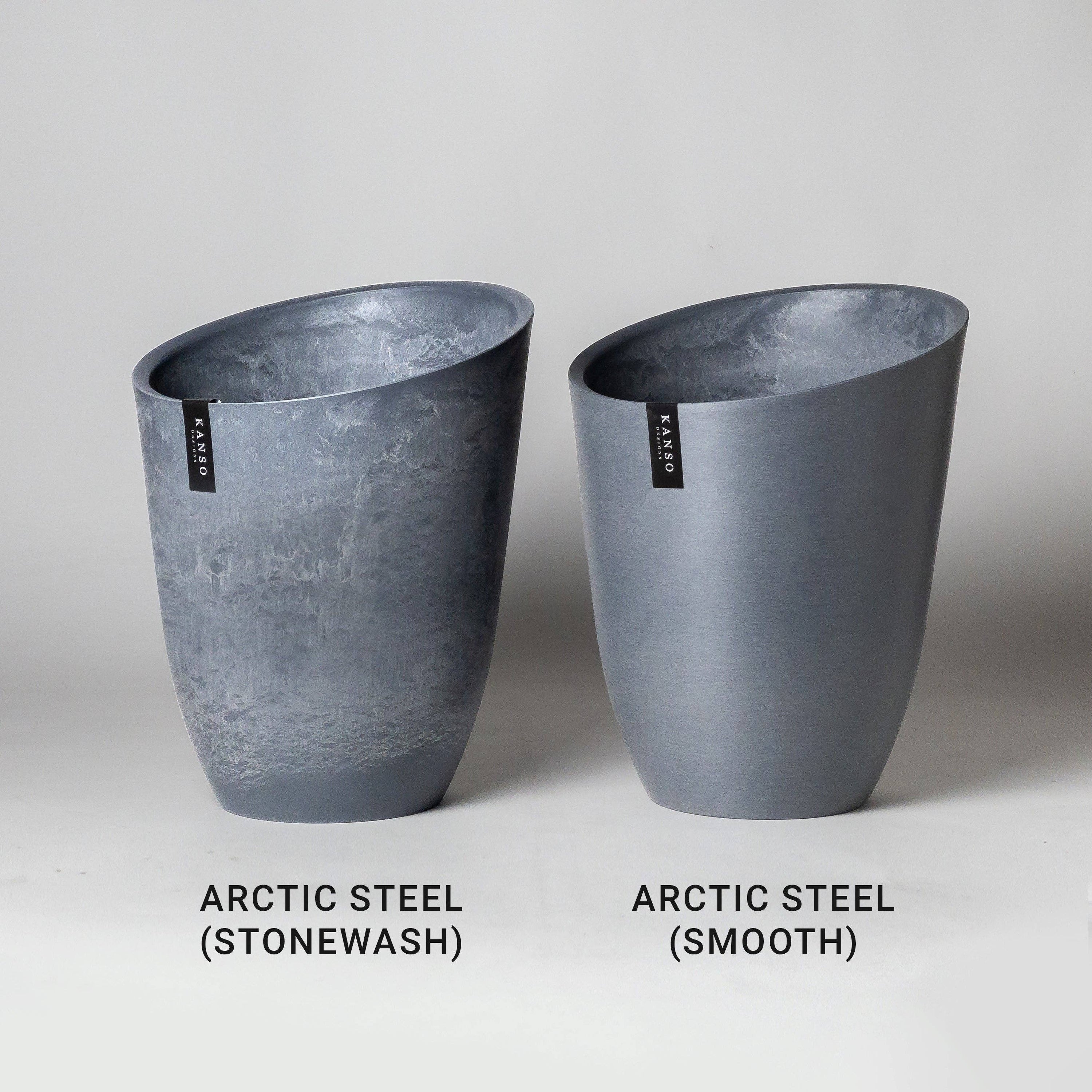 11" Funnel Tall Planter | Blue