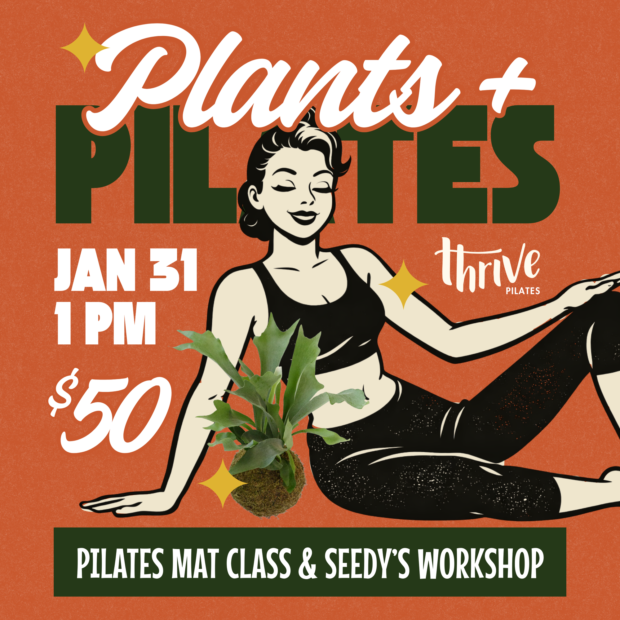 Workshop: Plants + Pilates