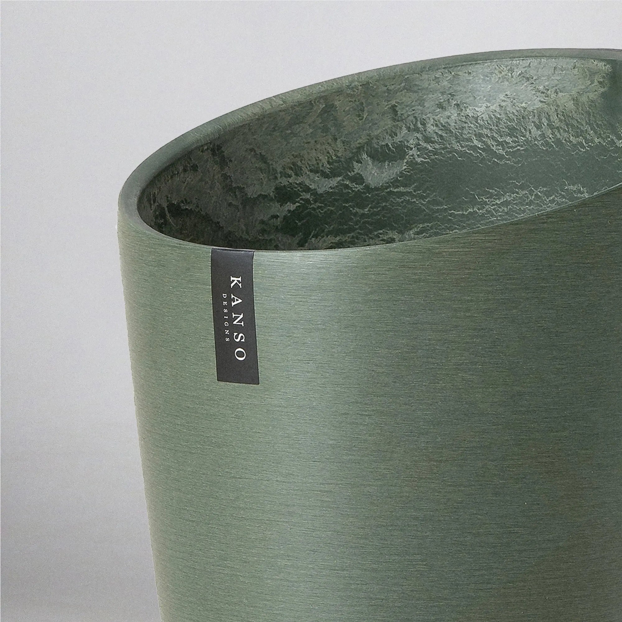 11" Funnel Tall Planter: Olive Sage
