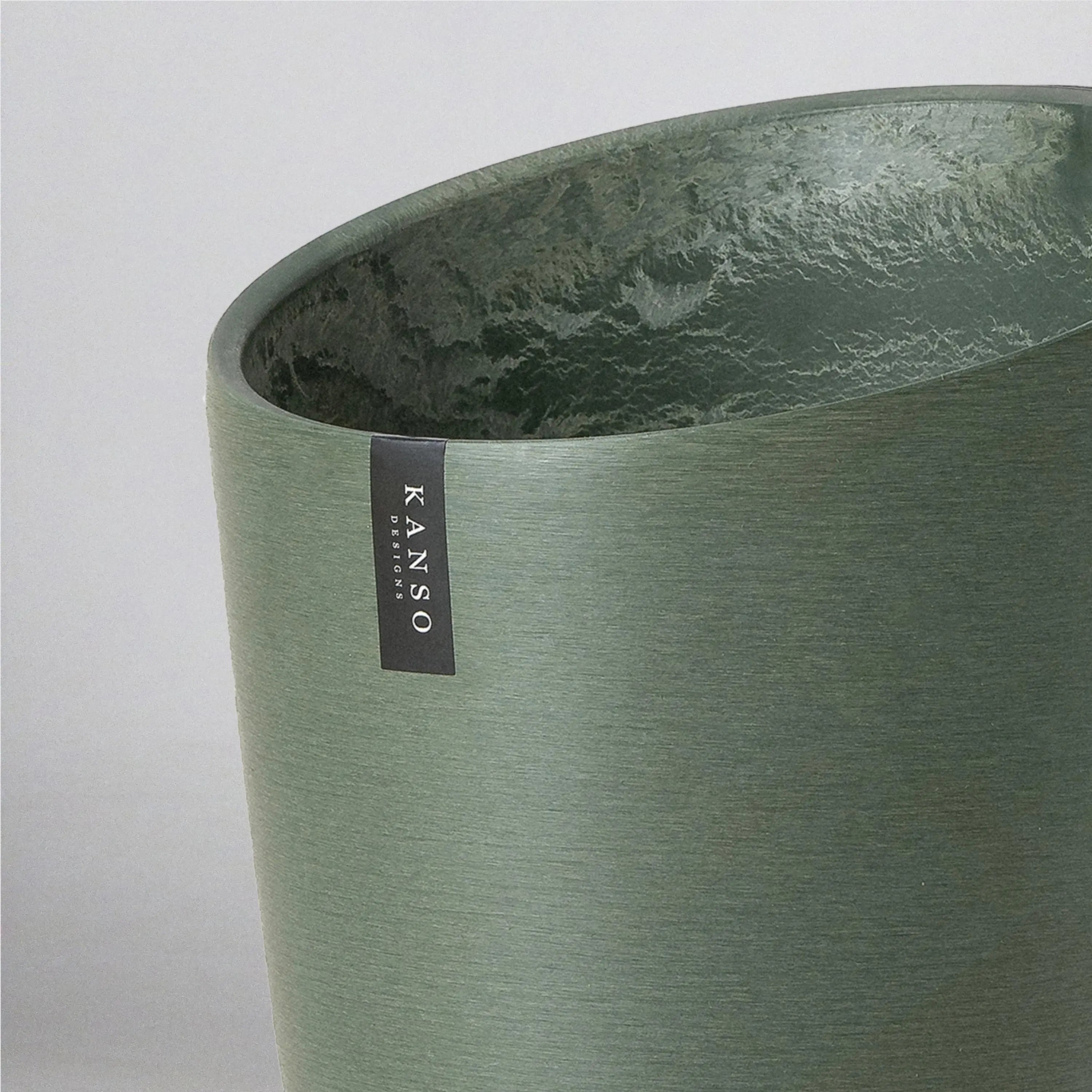11" Funnel Tall Planter: Olive Sage
