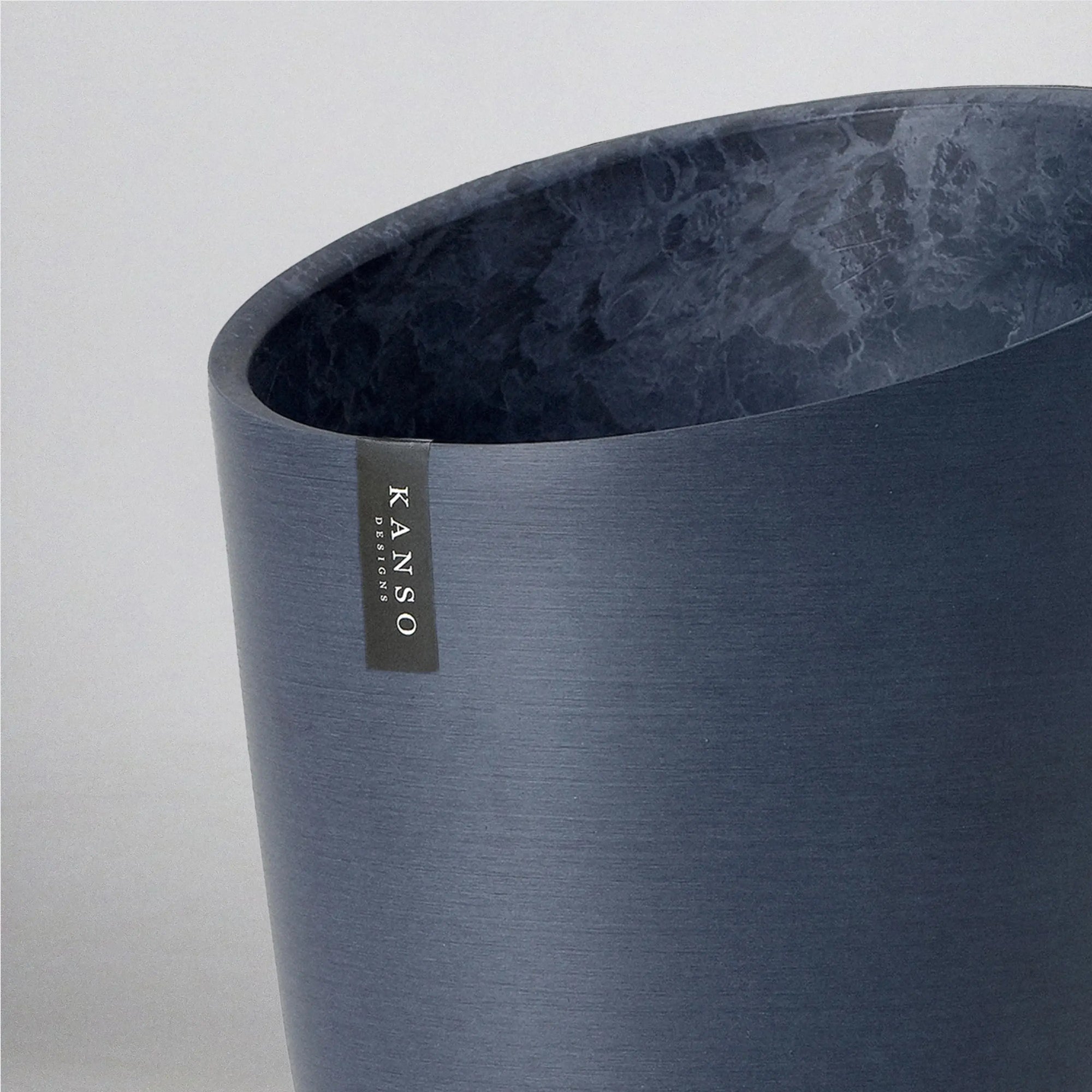 11" Funnel Tall Planter | Blue