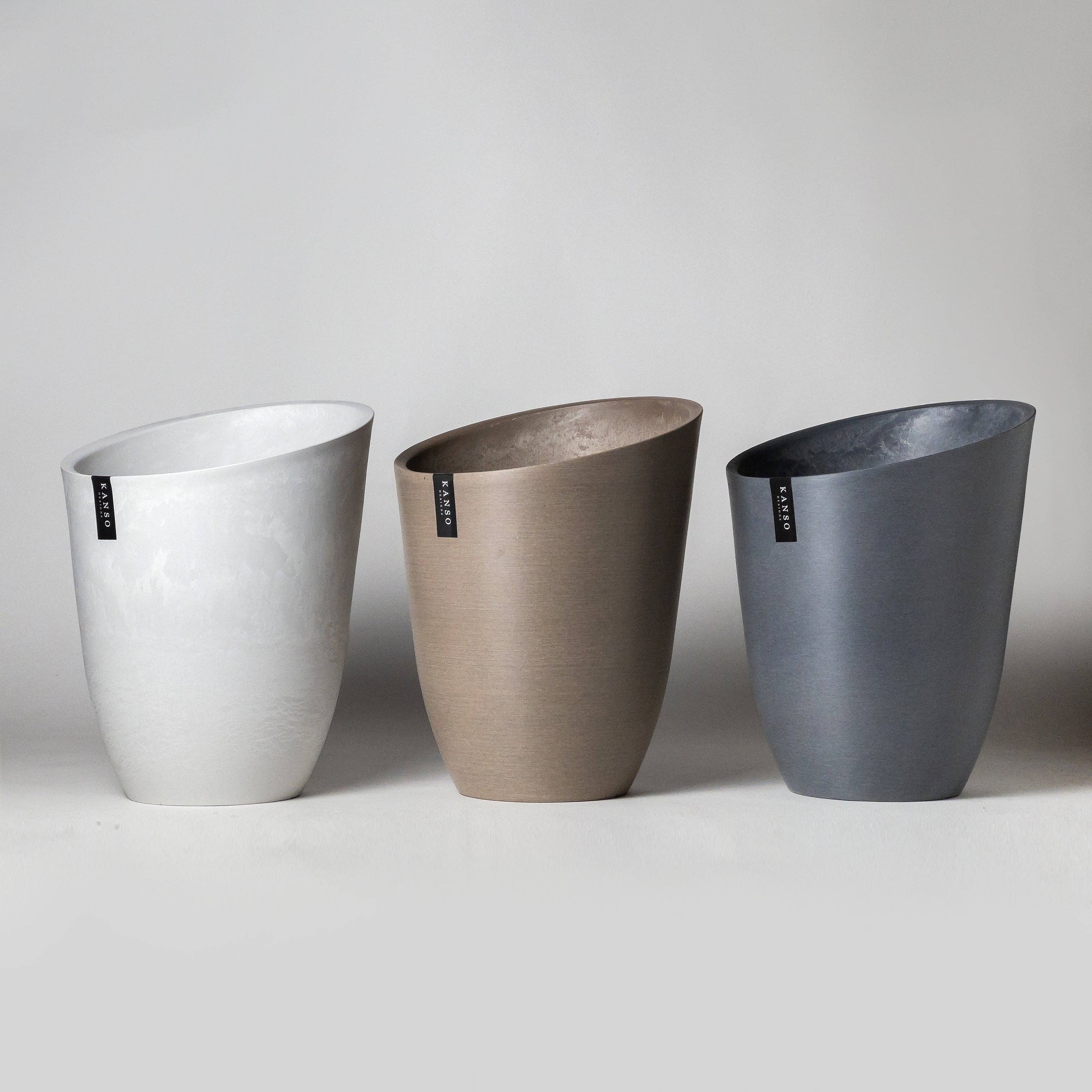 11" Funnel Tall Planter | Blue